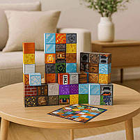 Конструктор з магнітних блоків YN2023-108 — 108 деталей, розвивальна іграшка, фото 6