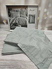 Постільна білизна варена бавовна жакард Clasy євро розмір, фото 2