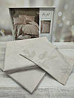 Постільна білизна варена бавовна жакард Clasy євро розмір, фото 5