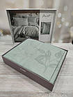 Постільна білизна варена бавовна жакард Clasy євро розмір, фото 7