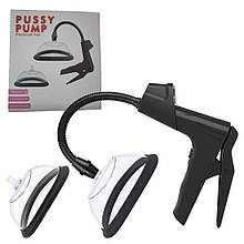 Жіноча вакуумна помпа з цифровим дисплеєм Manual Pussy Pump With Digital Display