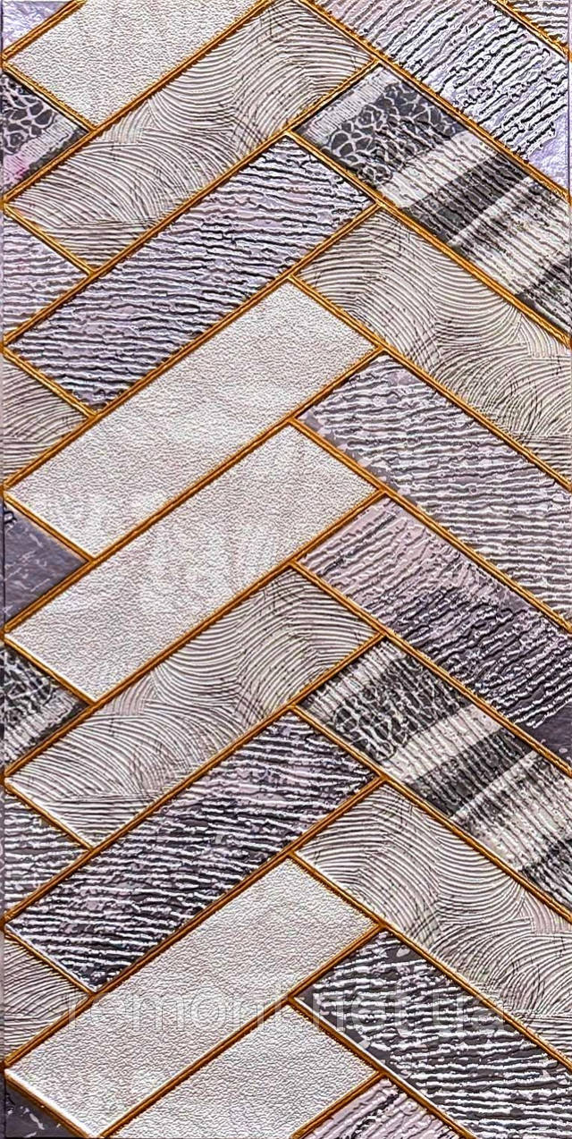 Самоклеюча стінова 3D панель на фользі "Мозаїка" 70×35 см товщина 4 мм., фото 1