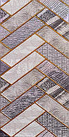Самоклеюча стінова 3D панель на фользі "Мозаїка" 70×35 см товщина 4 мм.