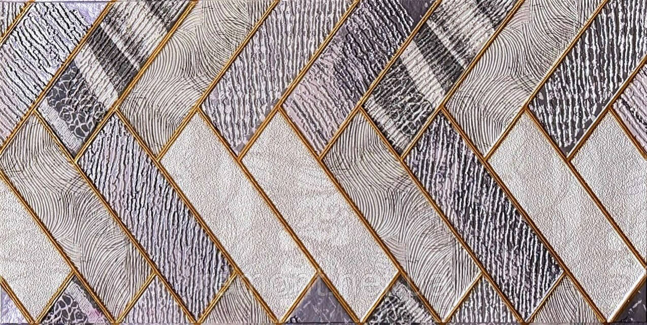 Самоклеюча стінова 3D панель на фользі "Мозаїка" 70×35 см товщина 4 мм., фото 1