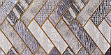Самоклеюча стінова 3D панель на фользі "Мозаїка" 70×35 см товщина 4 мм., фото 2