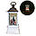 Новорічний світильник - нічник XMAS WDL-24004 Snow Water Lantern, різдвяний ліхтар із ефектом снігу, фото 6
