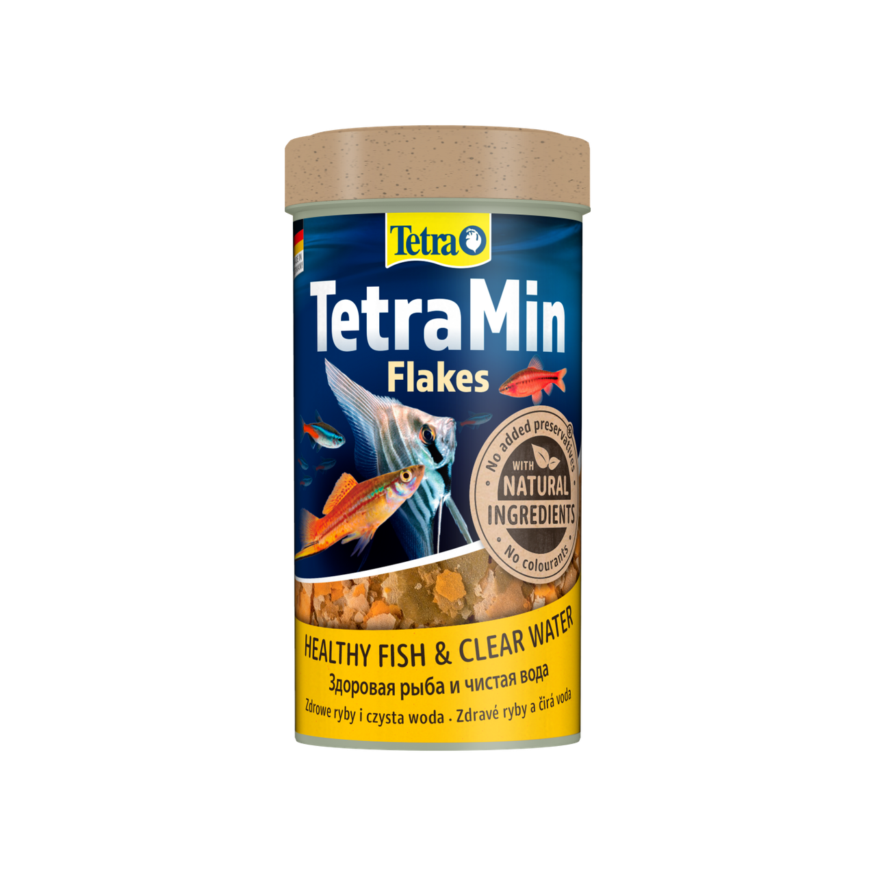 Сухий корм для акваріумних риб Tetra у пластівцях «TetraMin» 250 мл (для всіх акваріумних риб)