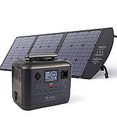 Комплект зарядна станція Altek CP 1000+ панель розкладна 120W ALT-120 чорна (2117043)