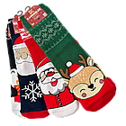 Дитячі зимові новорічні шкарпетки KARDESLER з антиковзним малюнком 6 пар – комфорт і святковий настрій, фото 2