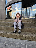 Дитячі зимові сірі шкіряні ортопедичні черевики з супінатором 27 розмір, фото 4