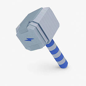 Конструктор Молот Тора SY3002 — збери сам із EVA, 43 деталі, 18 см