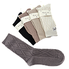 Жіночі зимові високі кашемірові шкарпетки Coalo у візерунок 10 пар, фото 2