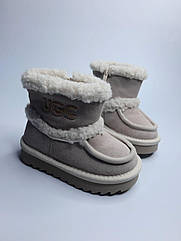 Зимові уггі для дівчинки Paliament 505-14 С сірі р.25,27