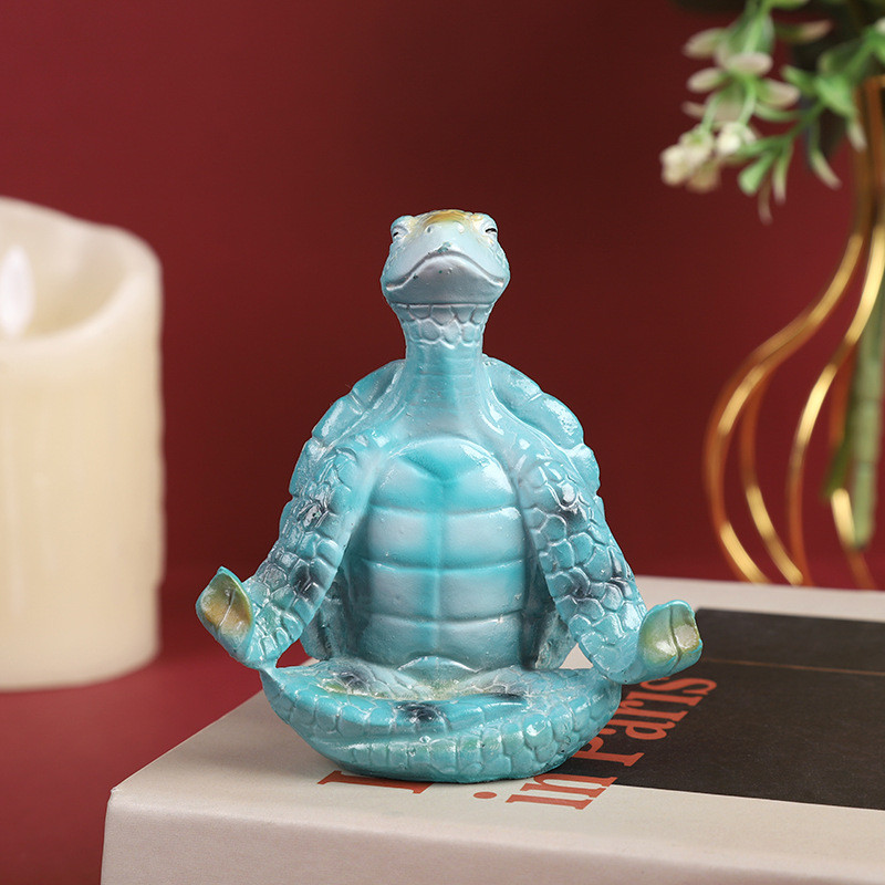 Фігурка медитувальна черепаха 5х6 см (*А*), морський черепашки йога, фото 1