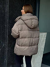 Жіночий пуховик Рей з лебединим пухом розміри XS–L, фото 4