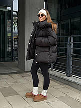 Жіночий пуховик Рей з лебединим пухом розміри XS–L, фото 3