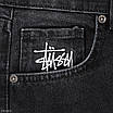 Чоловічі широкі джинси Stussy чорні, вільна посадка, Y2K вуличний стиль, фото 6