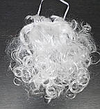 Борода Санта Клауса або Діда Мороза - 30 см (вуса у тому числі), фото 2