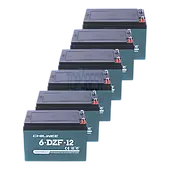 Тяговий акумулятор 72V 12Ah свинцево-кислотний CHILWEE 6-DZF-12 (6 шт.)