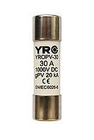 Плавкий запобіжник для сонячних панелей YRO YROPV-30 30A 1000V DC