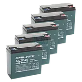 Тяговий акумулятор 60V 20Ah свинцево-кислотний CHILWEE 6-DZF-20 (5 шт.)