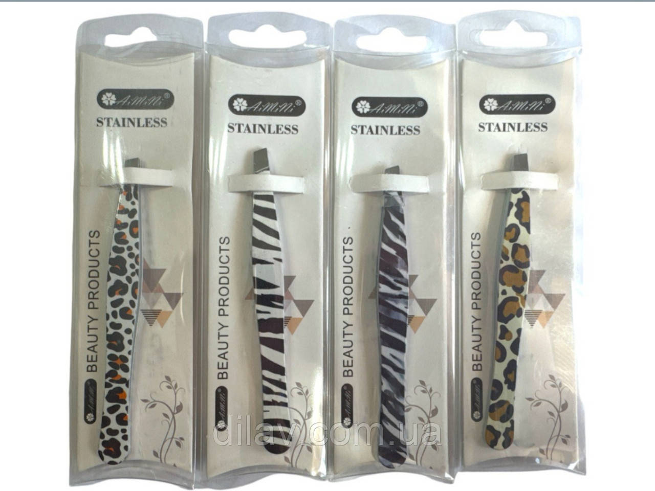 Пінцет  з принтом,  9.5см, фото 1