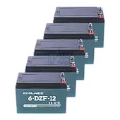 Тяговий акумулятор 60V 12Ah свинцево-кислотний CHILWEE 6-DZF-12 (5 шт.)