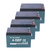 Тяговий акумулятор 48V 12Ah свинцево-кислотний CHILWEE 6-DZF-12 (4 шт.)