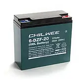 Тяговий акумулятор 12V 20Ah свинцево-кислотний CHILWEE 6-DZF-20 (1 шт.)