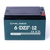 Тяговий акумулятор 12V 12Ah свинцево-кислотний CHILWEE 6-DZF-12 (1 шт.)