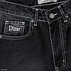 Чоловічі широкі джинси Dime темно-сірі (антрацит), вільна посадка, Y2K вуличний стиль, фото 7