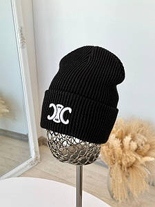 Жіноча шапка Celine лопатка (вишивка)