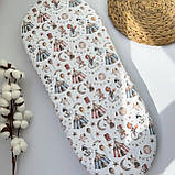 Простирадло непромокаюче для дитячої коляски на резинці (фланель/байка + мембрана), фото 9