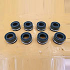 Сальники клапанів ЯМЗ (силіконові, комплект 8 штук)