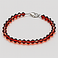 Гранат біконус браслет, 0348ТГ, фото 2
