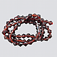 Гранат біконус браслет, 0348ТГ, фото 3