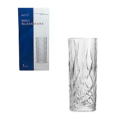 Скляна ваза під кришталь "Райзен" 300 мм Helios 6319