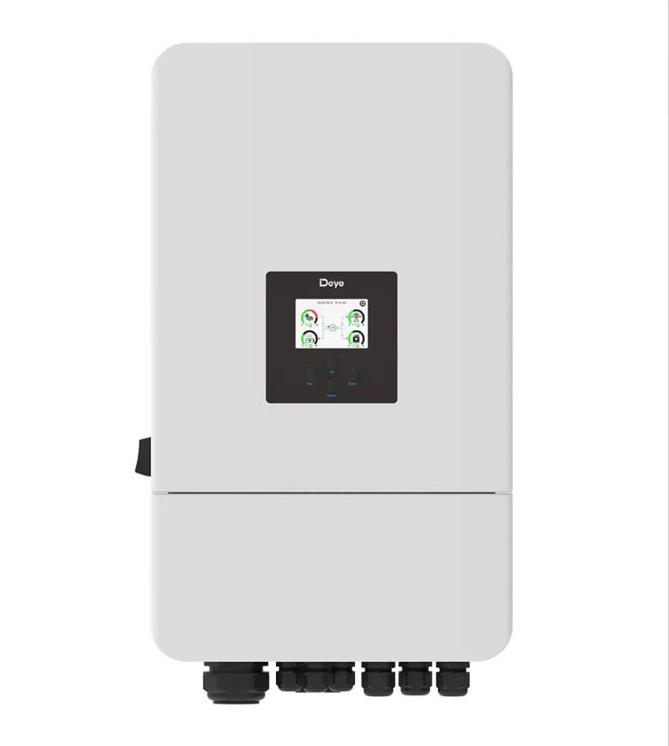 Гібридний мережевий інвертор Deye SUN-12K-SG05LP3-EU-SM2 (12 кВт. 3 фази, 48В АКБ, 2 MPPT), фото 1