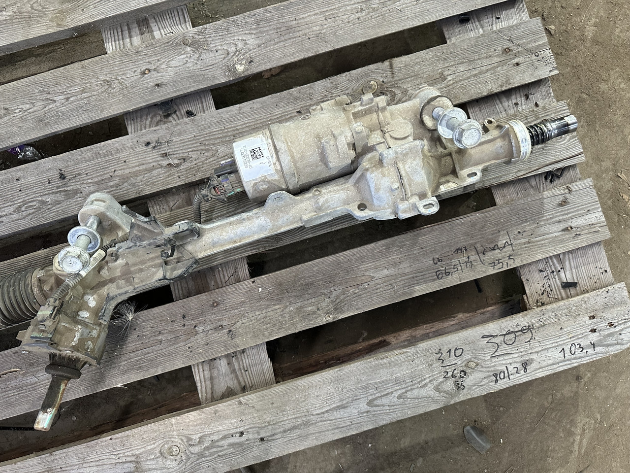 Рейка рульова Ford Explorer 20- 2.3T електро, без тяг P1MZ3504K, M1MC-3D070-AC, фото 1