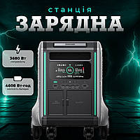 Автономна зарядна станція Zendure SuperBase V4600 Портативна зарядна електростанція для телефона на сонячній енергії