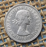 1 шилiнг 1958 року. Велика Британiя, фото 2