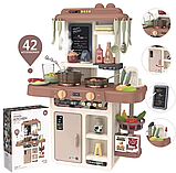 Ігрова кухня з паром та підсвіткою TK-61324 , 42 аксесуари, помпова подача води, звуки та світло, висота 63 см, фото 2