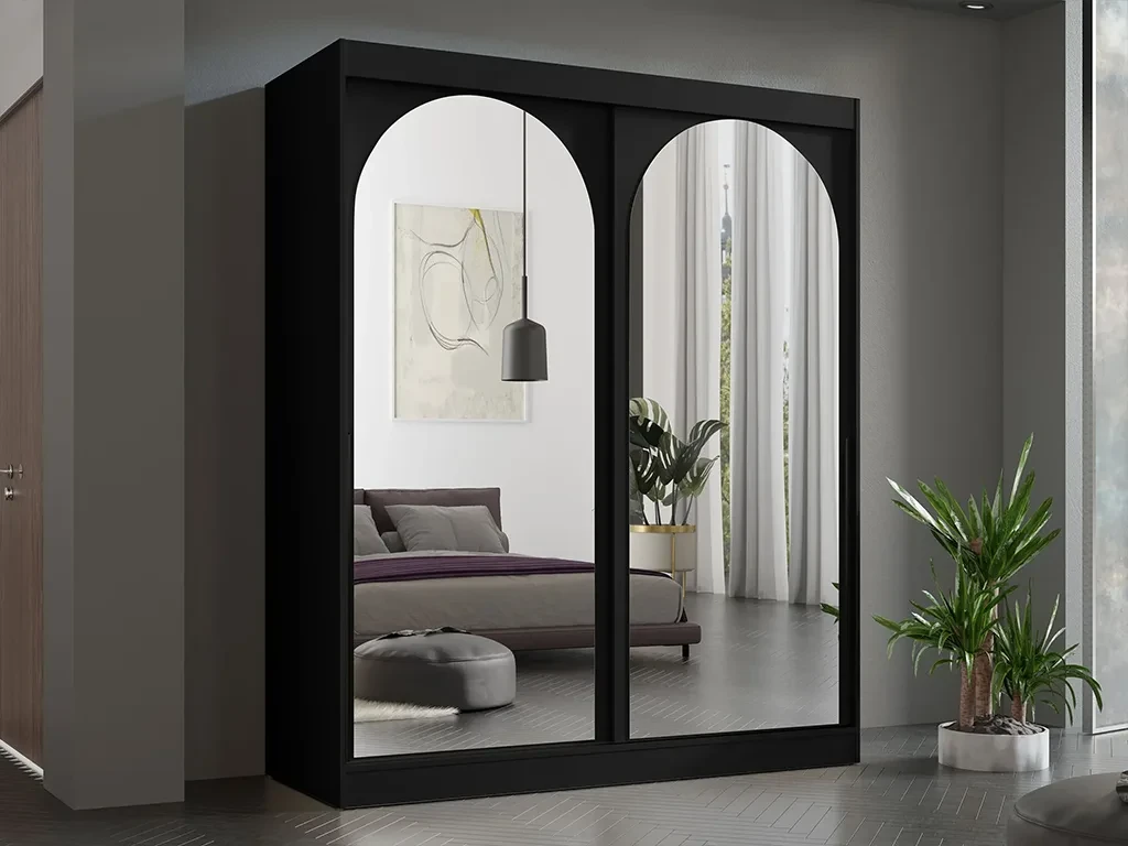 Шафа-купе Modin 180, чорна, фото 1