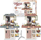 Ігрова кухня з паром та підсвіткою TK-61324 , 42 аксесуари, помпова подача води, звуки та світло, висота 63 см, фото 10