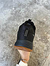 Кросівки зимові чоловічі чорні Adidas Terrex Gore-Tex Black Gum (22535), фото 3