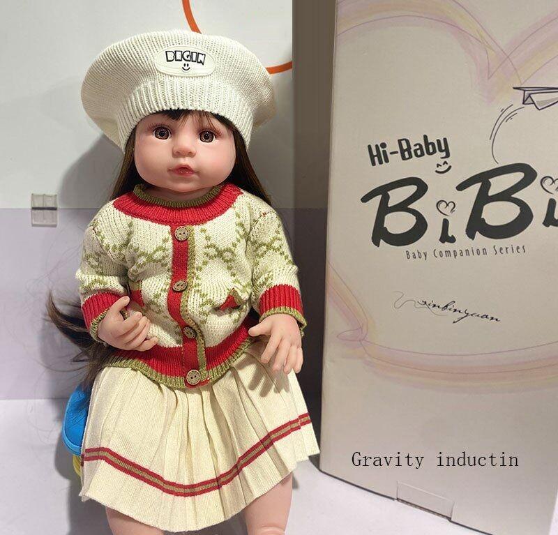 Лялька XBY 6613 звуки, висота 52 см, гумова, пляшечка, памперс, соска, фото 1