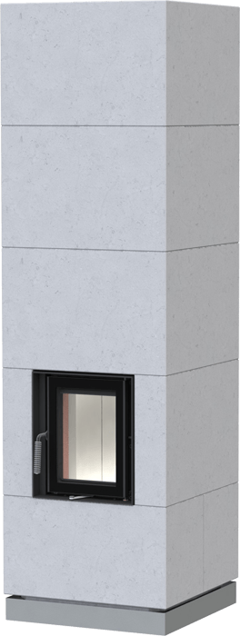 Каминна система Brunner KSO 25 q with thermal concrete cladding