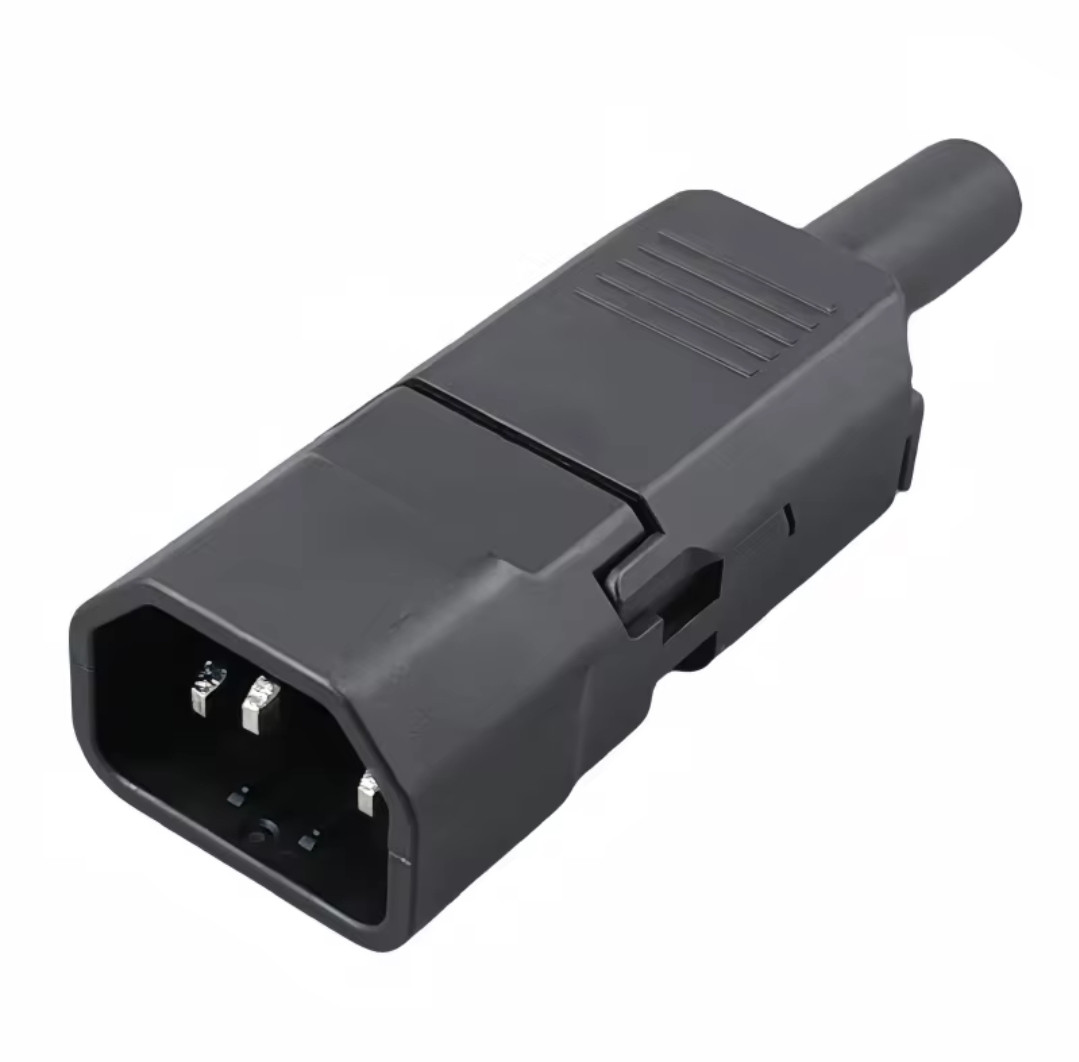 Штекер C14 для зарядного пристрою електроскутера 10А 250V, фото 1