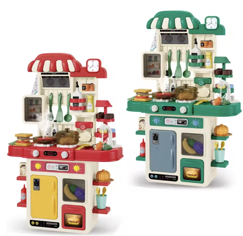 Дитяча кухня G 793A “Spraying Kitchen” з підсвічуванням, звуком і помповою водою (48 елементів, 70 см), фото 1