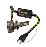 Світлодіодні LED лампи H7 75W 12-36V KELVIN 3000/4500/6000К 8000LM з обманкою, фото 4